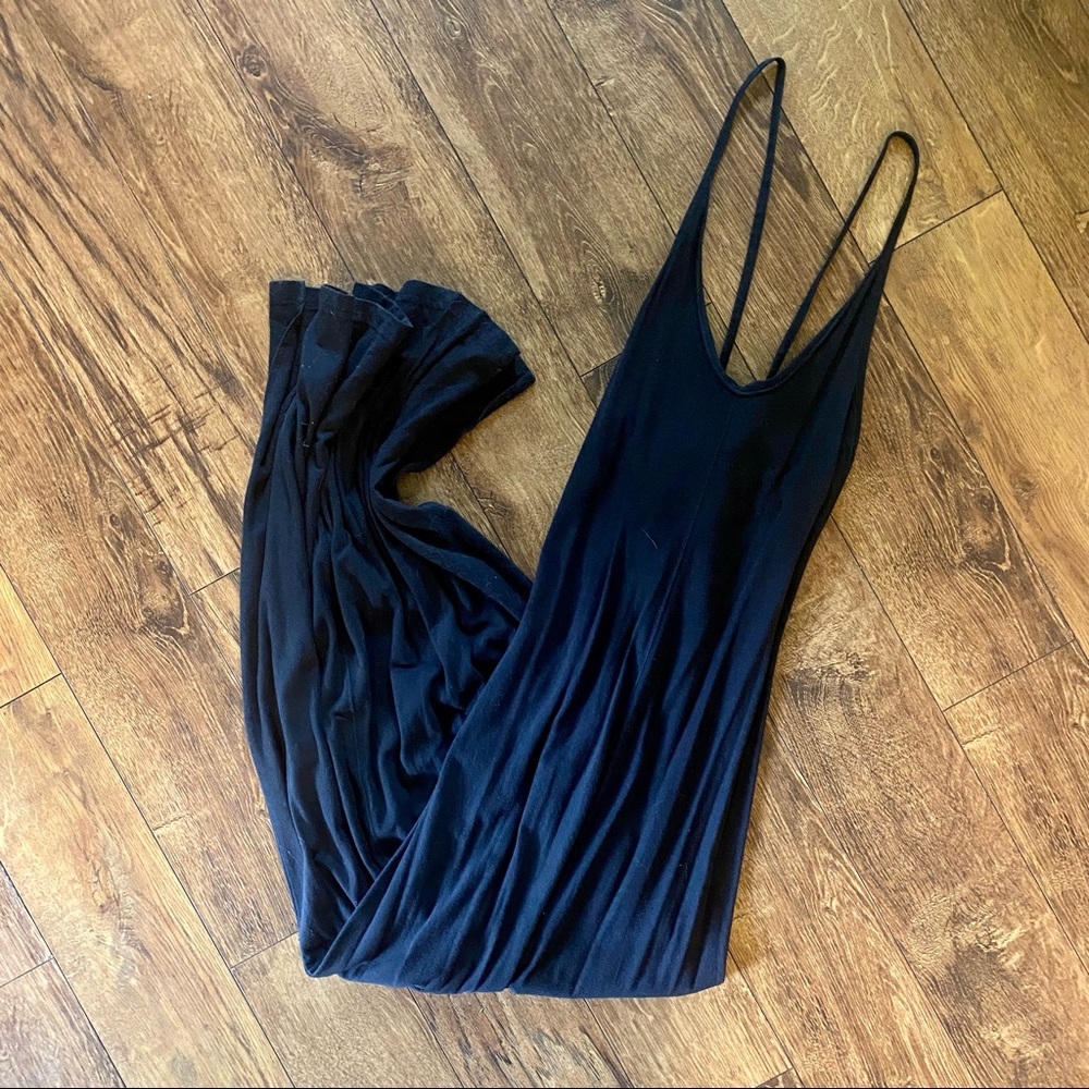 Patagonia Strappy Black Maxi Dress